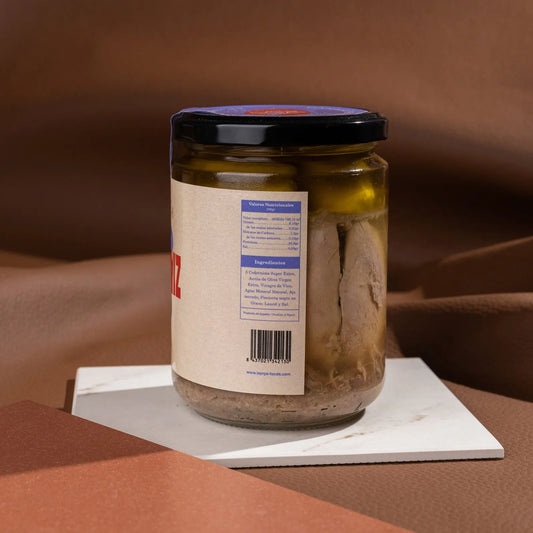 Codorniz deshuesada en escabeche de La Joya en lata, ideales para comer de gran calidad comprar en D'12 Gourmet.