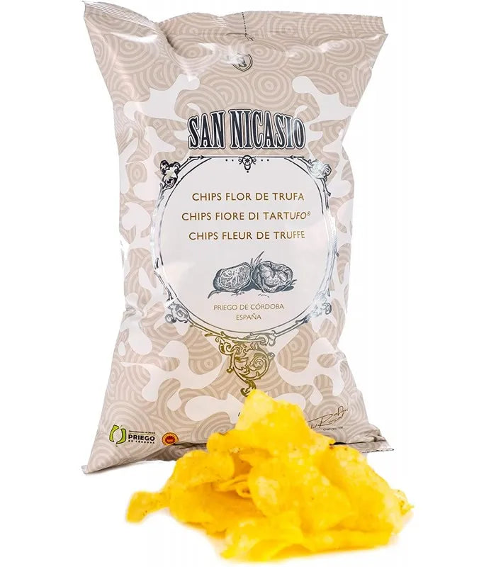 Patatas san nicasio flor de trufa, las mejores del mercado en d'12 gourmet.
