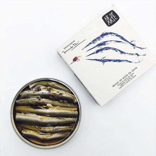 conserva de aguja en aceite de oliva producto gallego gourmet