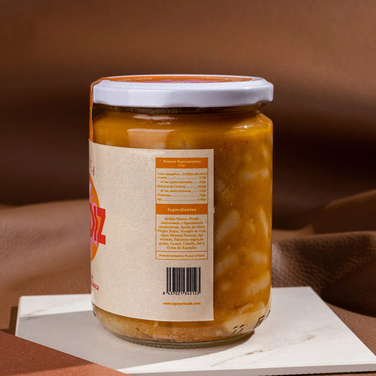 La auténtica receta manchega de alubias blancas con perdiz deshuesada, el auténtico lujo en D'12 Gourmet.