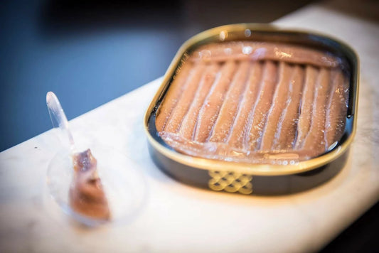 conserva de anchoas en aceite de oliva producto de santona las mejores del mundo