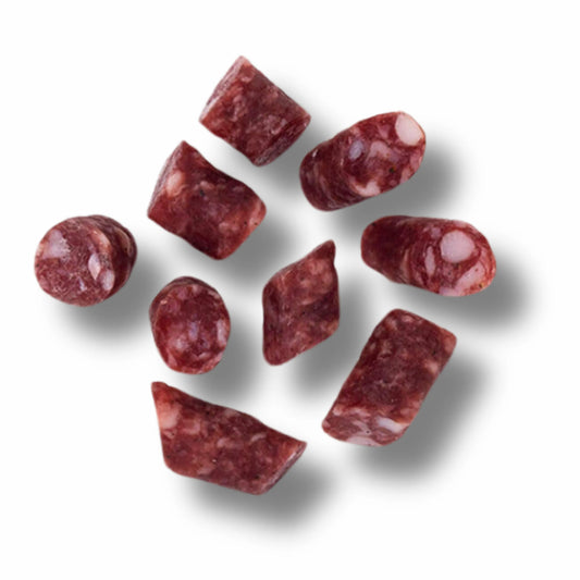 salchicha pellizco troceada de chato murciano sabor intenso y jugoso comida típica de murcia en d12 gourmet