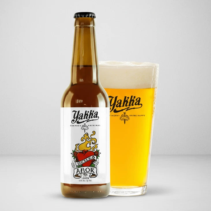 Cerveza estilo IPA de Cervezas Yakka, un poco de amor - D'12 Gourmet.