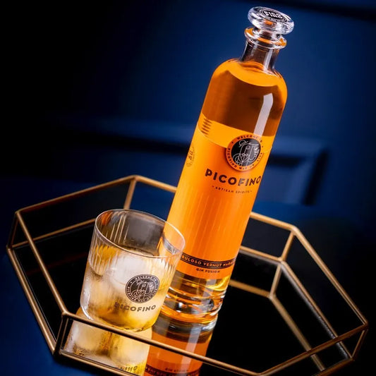 vermouth artesanal el más sorprendente del mercado es el picofino naranja gin fusión para regalar con estuche o disfrutar en los aperitivos con d'12 gourmet