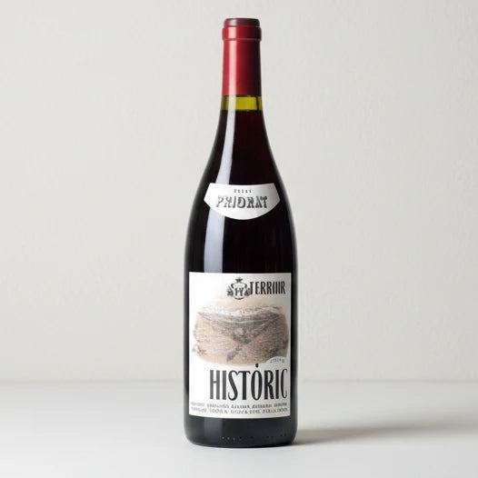 Botella de vino Terroir Històric Negre – Priorat, Garnacha y Cariñena ecológicas