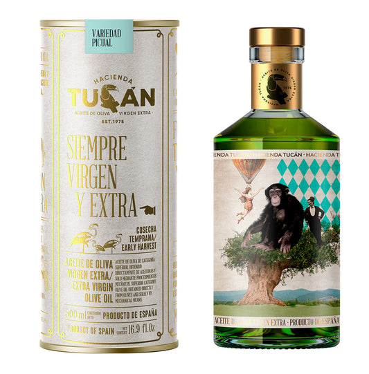 Aceite de oliva virgen extra Hacienda Tucán Picual Cosecha temprana