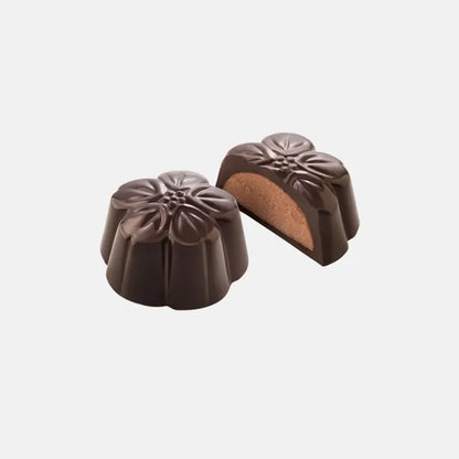 Boîte de fleurs Amatller avec chocolats à l'orange 