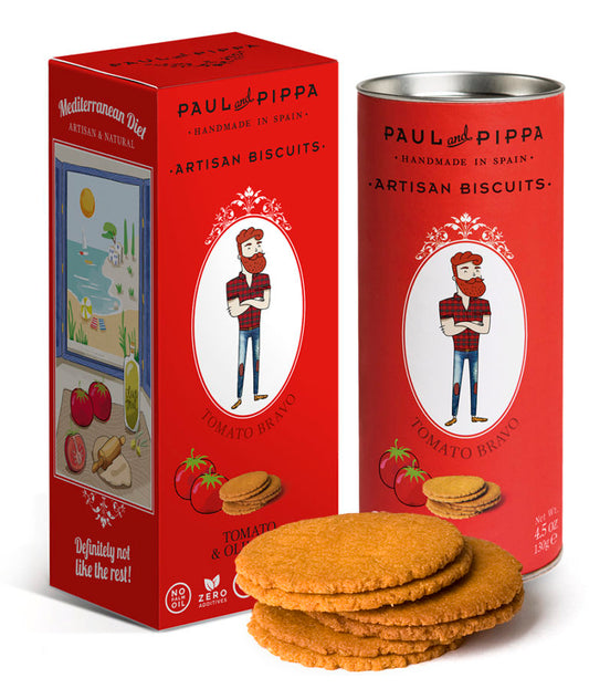 Galletas snacks de tomate - D'12 Gourmet