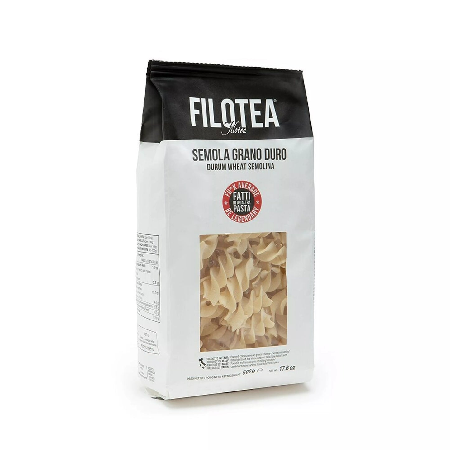 Fusilloni Pasta de Sémola de Grano Duro