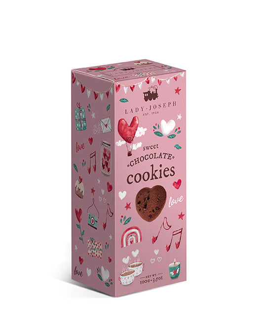 Galletas cookies con forma de corazón