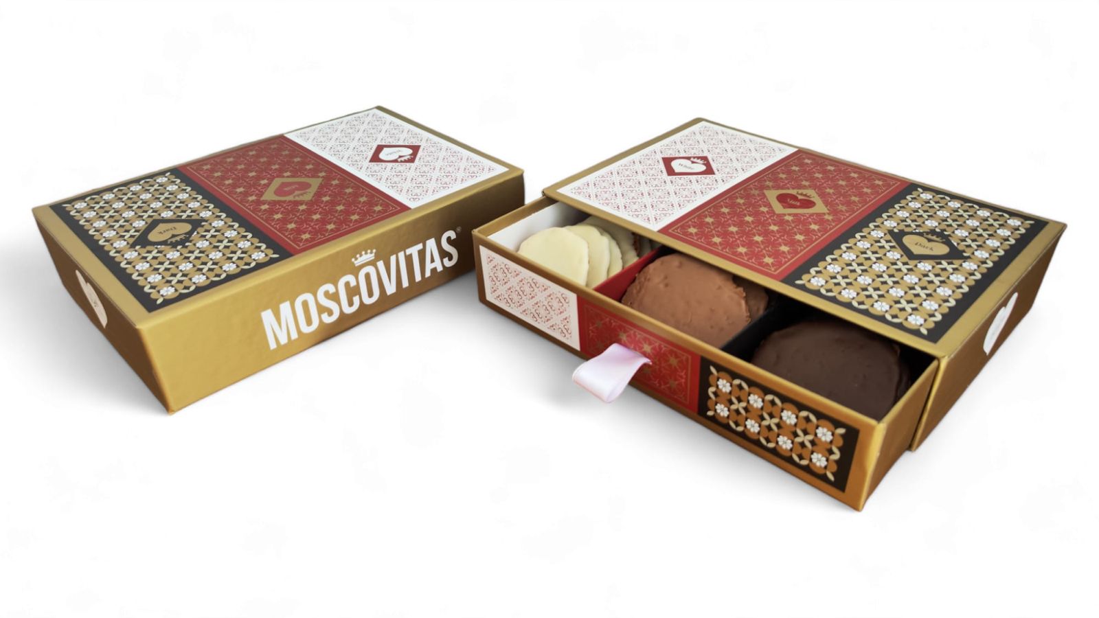 Moscovitas de Rialto estuche tres sabores - D'12 Gourmet