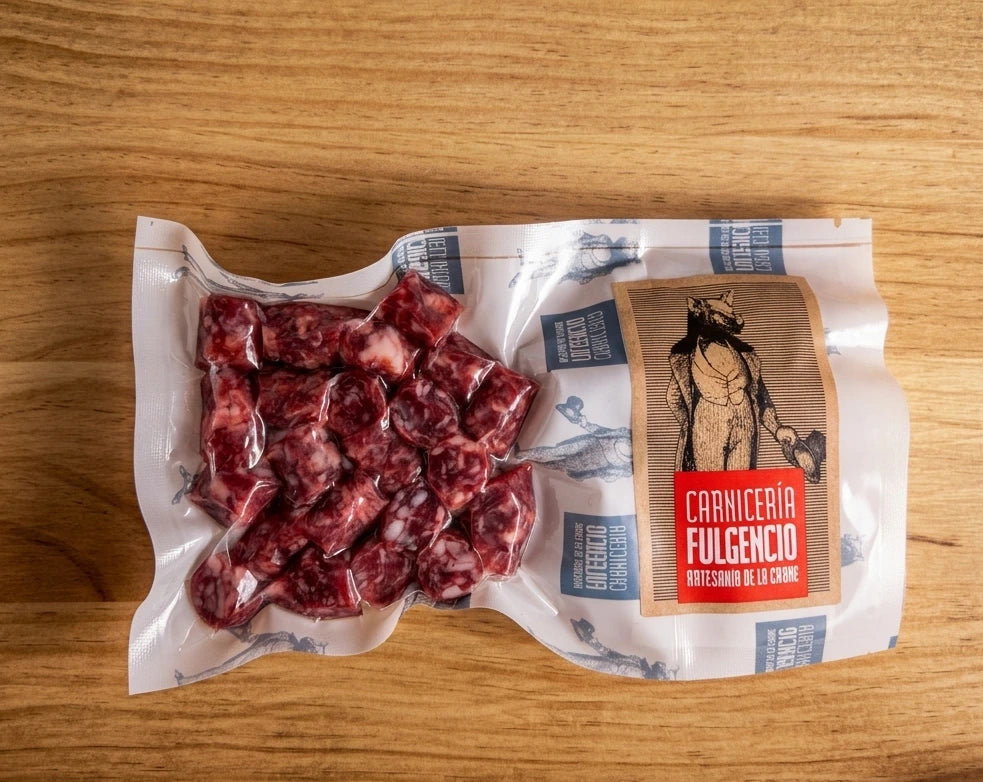 blíster de salchicha de pellizco de chato murciano