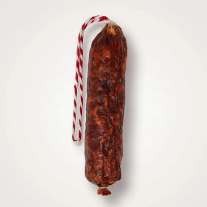 tripa de chorizo de chato murciano producto típico de la región de murcia realizado de forma artesanal el mejor embutido del mundo en d12 gourmet