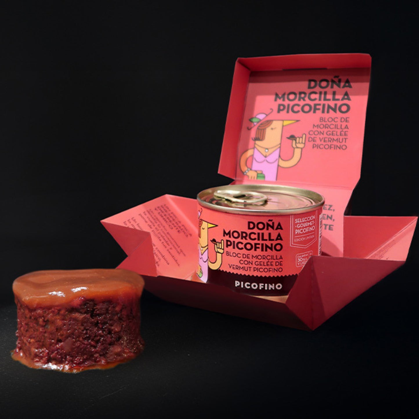 Bloc de Morcilla con Gelée de Vermut Picofino