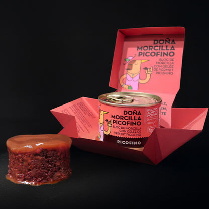 Bloc de Morcilla con Gelée de Vermut Picofino