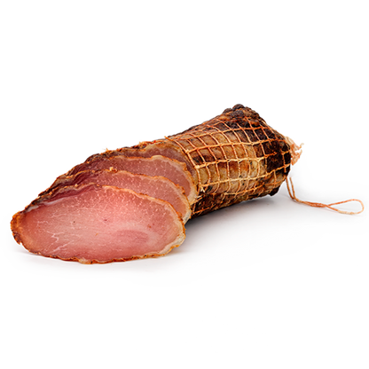 Pieza de lomo de chato murciano en la que se aprecia su corte interior