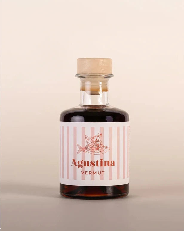 botella mini de Agustina Vermut, ideal para una degustación, cata o regalos para eventos en D'12 Gourmet.