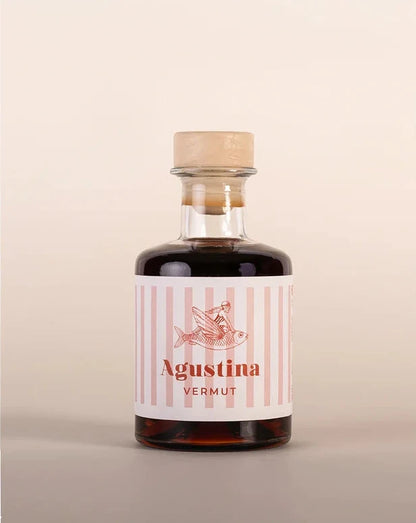 botella mini de Agustina Vermut, ideal para una degustación, cata o regalos para eventos en D'12 Gourmet.