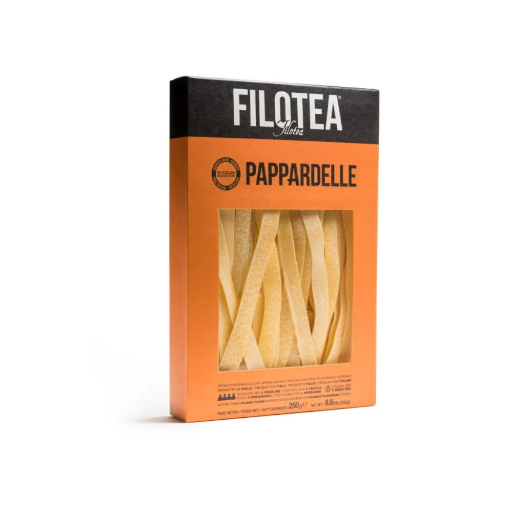 Pappardelle la verdadera pasta italiana de Filotea en D'12 Gourmet.