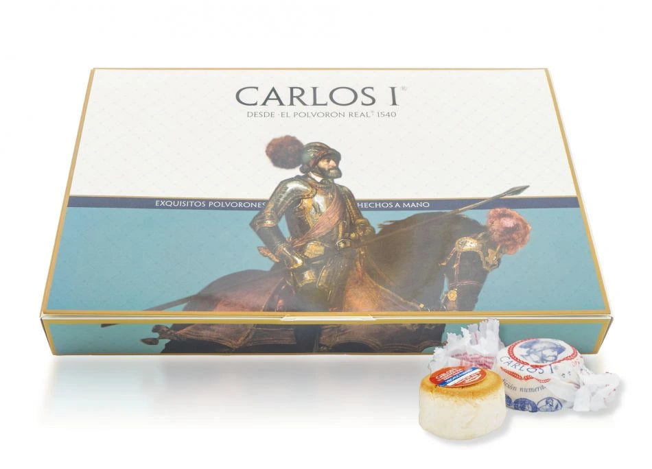 Estuche 390 gr Polvorones Carlos I