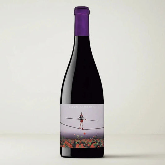 Botella de vino tinto L’Equilibrista de Ca N’Estruc, D.O. Catalunya.